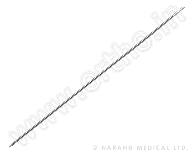 Guía de alambre con punta roscada, 2,0 mm de diámetro x 230 mm