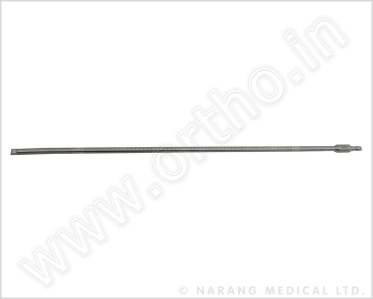 Q.507.01 - Flexible Shaft Escariador, SS (por Escariador Cabeza Hasta que 13 mm)